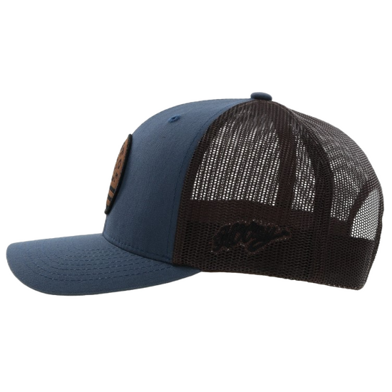 Hooey® Men's Resistol 6 Panel Blue Trucker Cap 2250T-BLBR