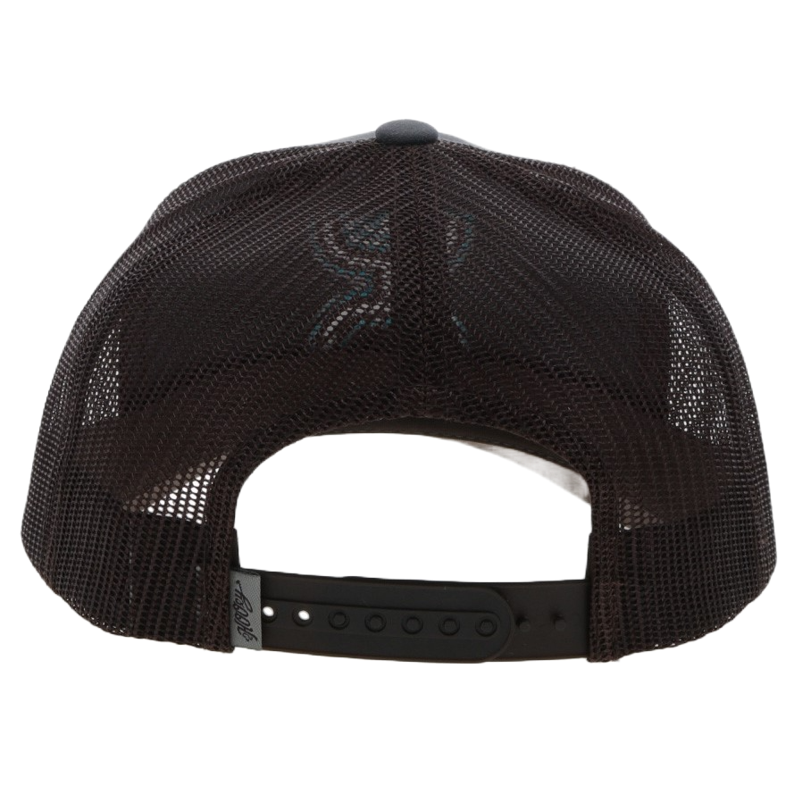 Hooey® Men's Sterling Grey 6 Panel Trucker Cap 2306T-GYBR