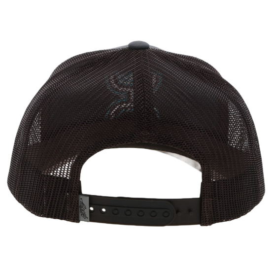 Hooey® Men's Sterling Grey 6 Panel Trucker Cap 2306T-GYBR