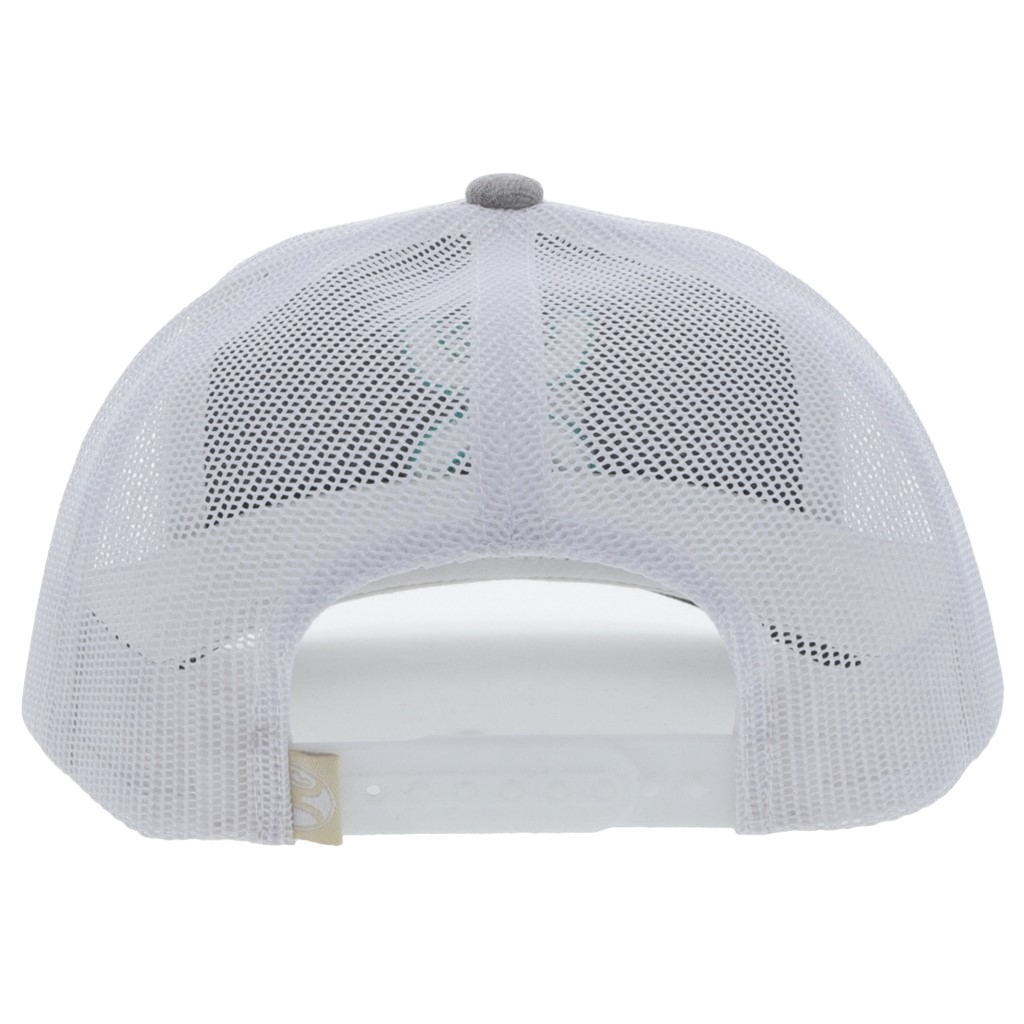 Hooey® Men's Sterling 6 Panel Grey & White Trucker Cap 2217T-GYWH