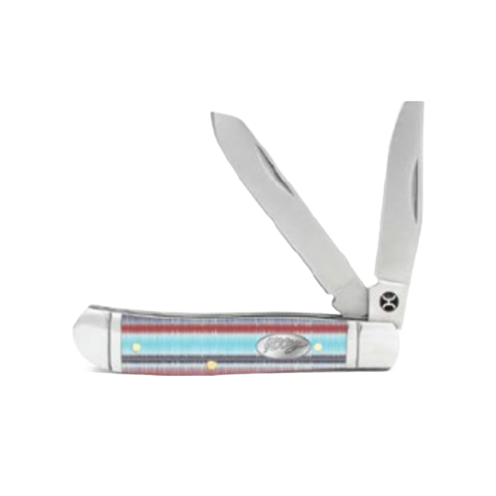 Hooey Cali Stripe Multicolor Stripped Trapper Large Knife HK124