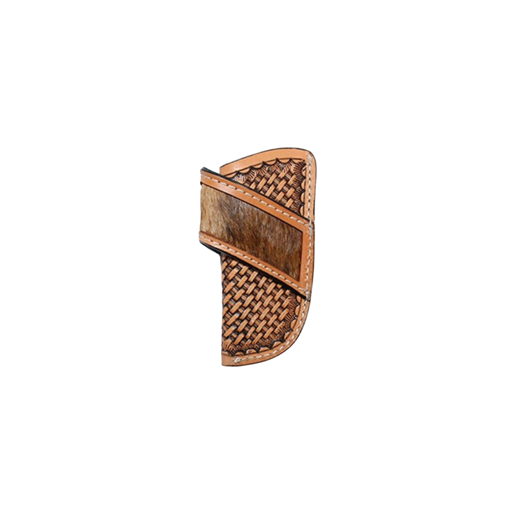 M&F 3D Woven Basket Pattern Calf Knife Sheath D8400708