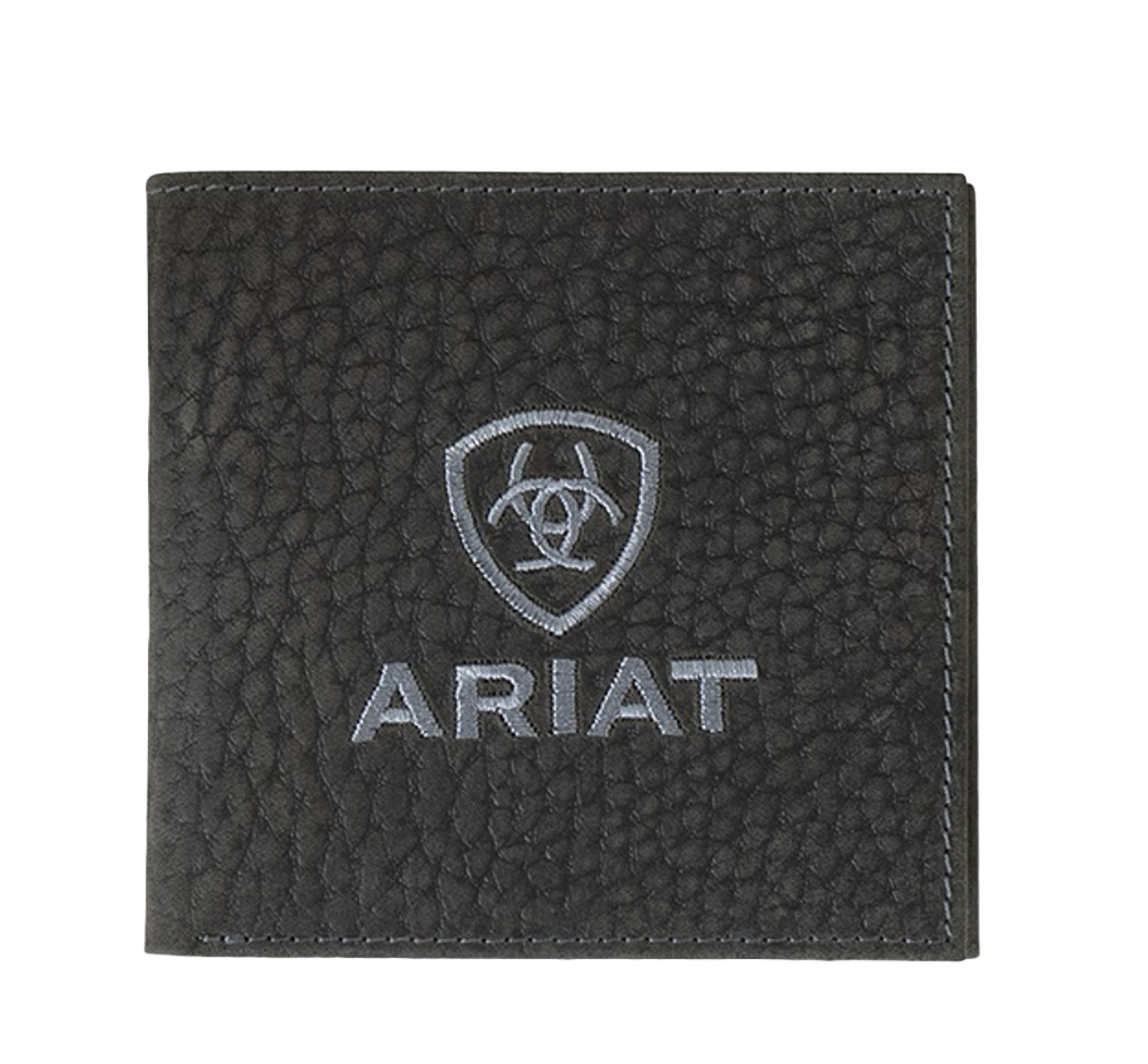Ariat Black Bifold Bull Hide Wallet A3556301