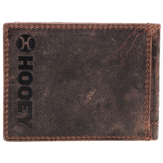 Hooey Liberty Roper Brown Front Pocket Bifold Wallet HFBF003-BRBK
