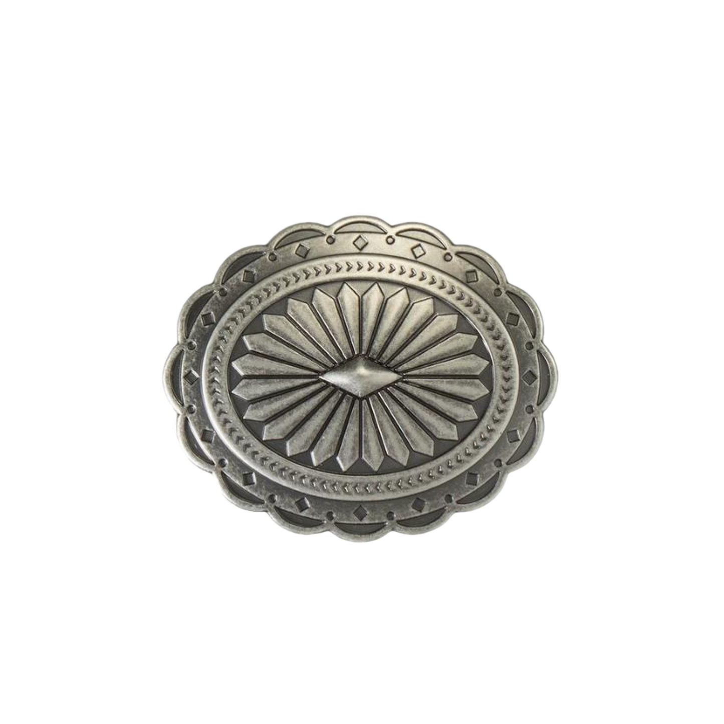 Blazin Roxx Belt Buckle Blazin Roxx® Ladies Antique Silver Diamond