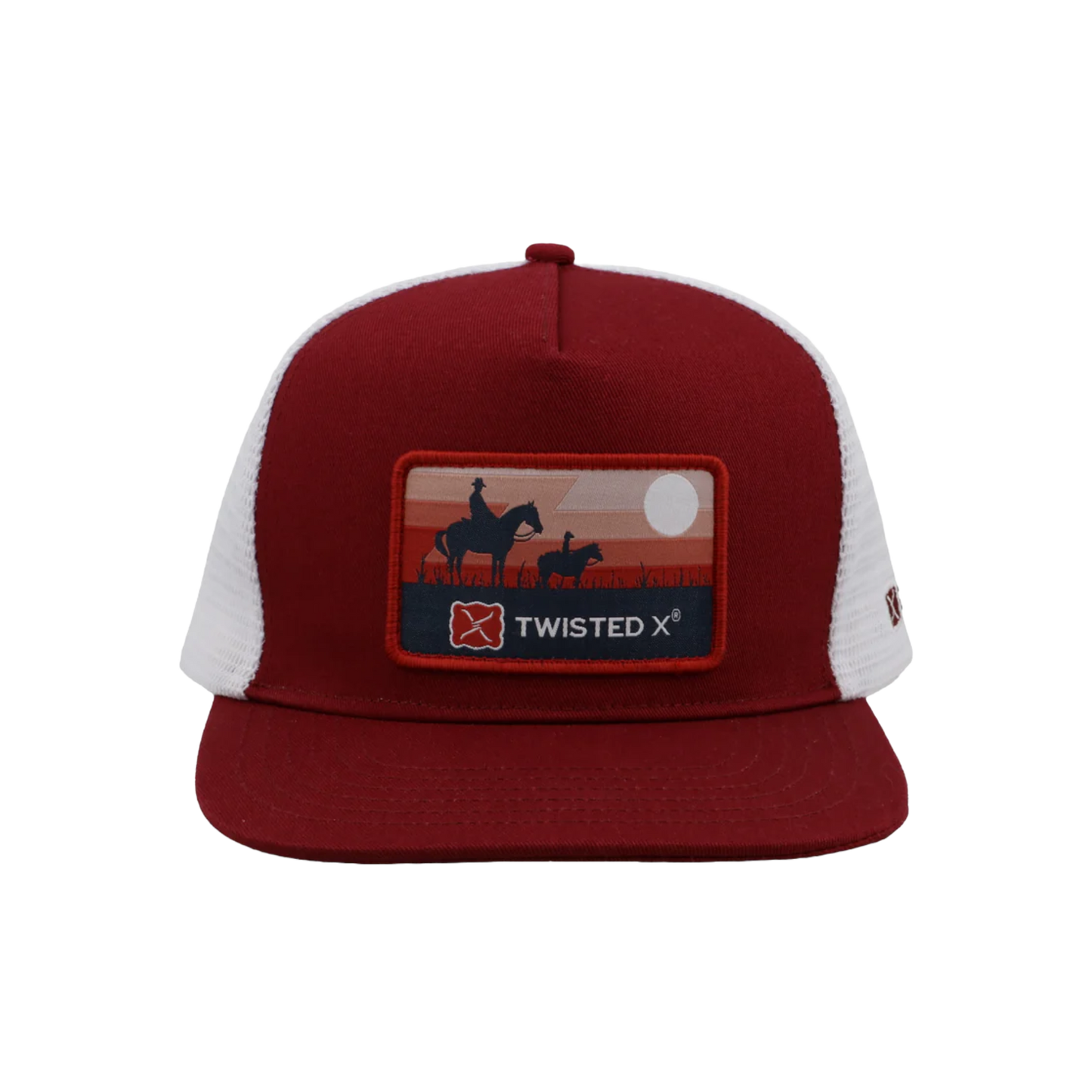 Twisted X Unisex Red Western Snapback Cap - CAP0007 - One Size