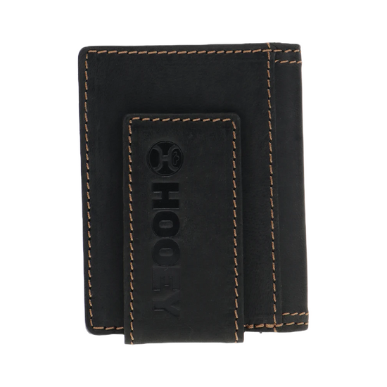 Hooey Original Lakota Print Inlay Black Bifold Money Clip Wallet HFW018-BK