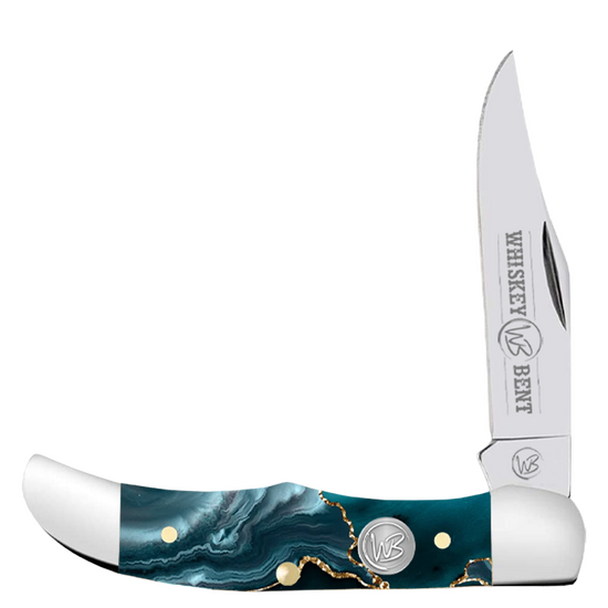 Whiskey Bent Gold Rush Mini Hunting Pocket Knife WB14-23