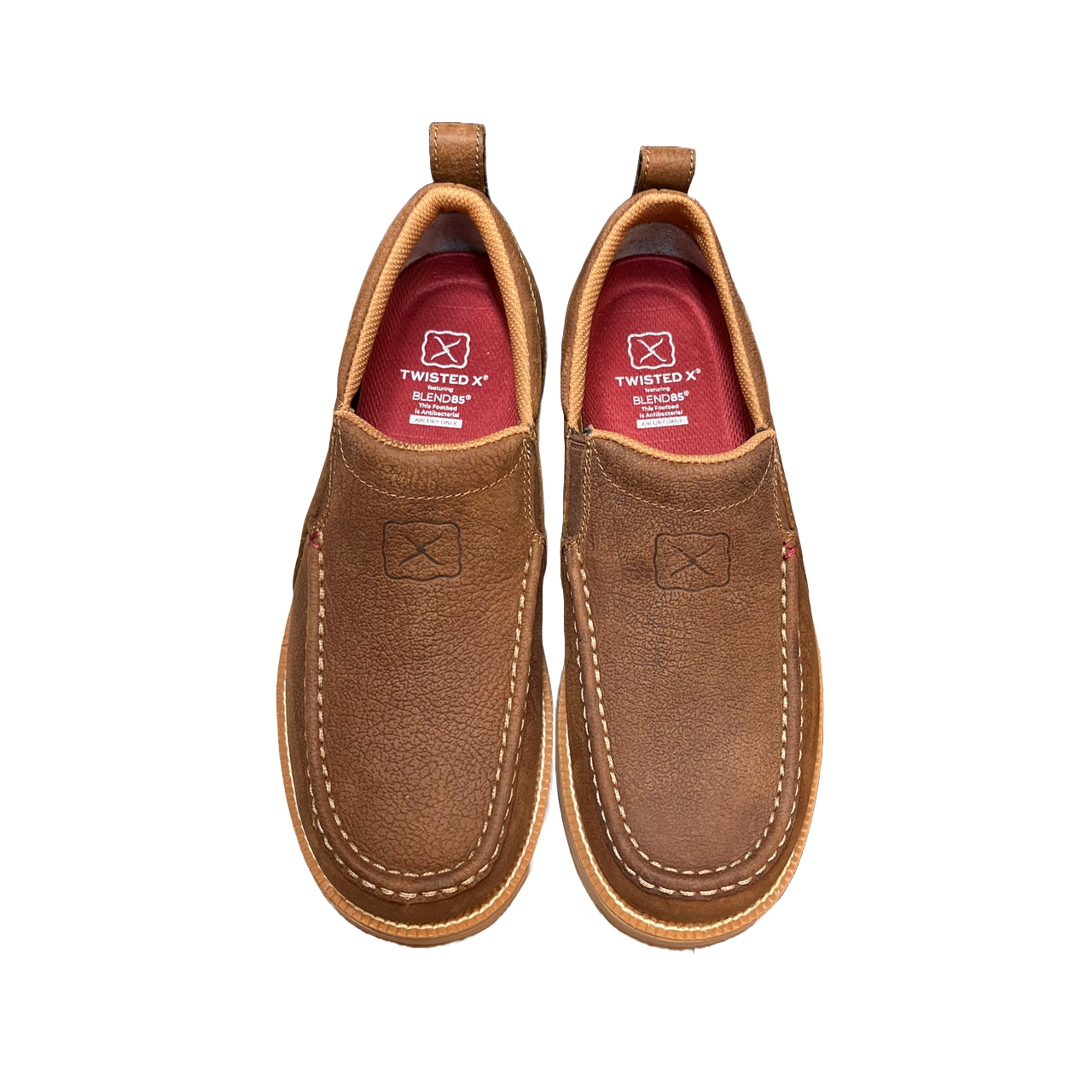 Twisted X Men's Tawny Brown CellStretch Wedge Driving Moc MCAX004