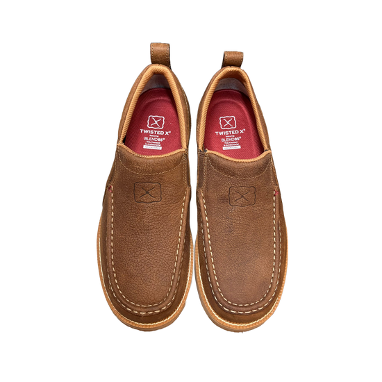 Twisted X Men's Tawny Brown CellStretch Wedge Driving Moc MCAX004