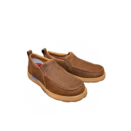 Twisted X Men's Tawny Brown CellStretch Wedge Driving Moc MCAX004