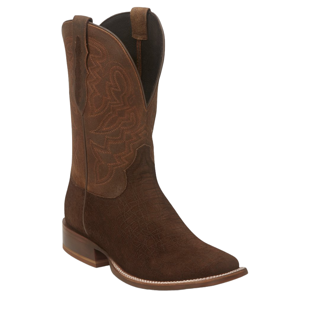 Tony Lama Men's Tucson Bark Brown Leather Western Boots TL3025