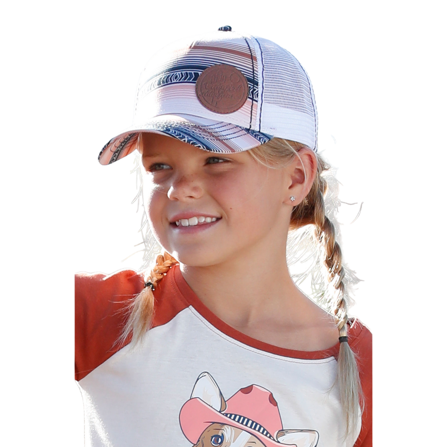Cinch Youth Girl's Peach Trucker Cap CCC0042021
