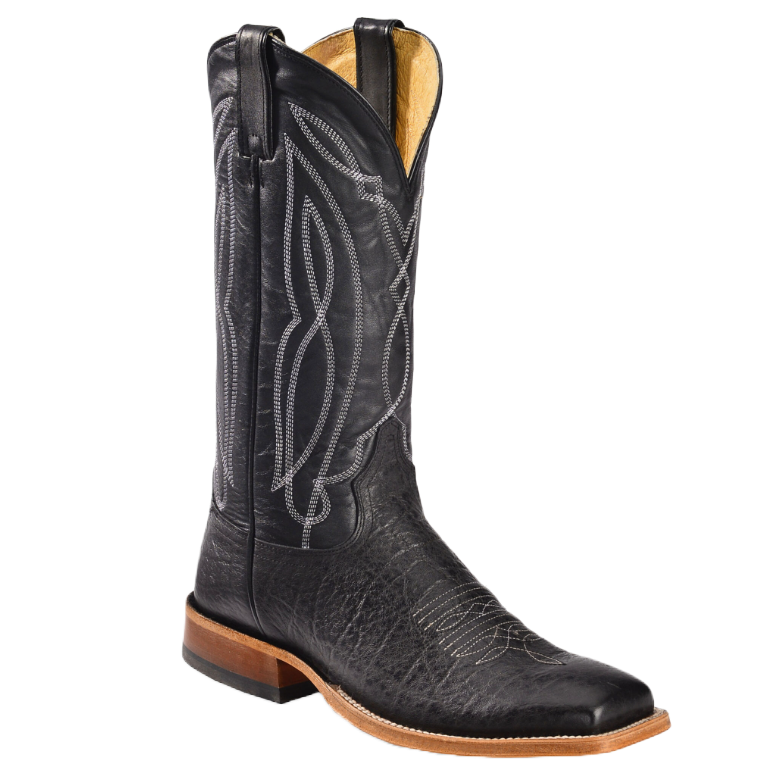 Tony Lama Men's Sealy Black Square Toe Western Boots TL3000