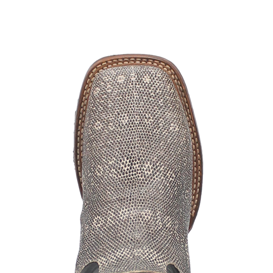 Dan Post® Men's Elgin Lizard Skin Embroidered Black Western Boots DP4181