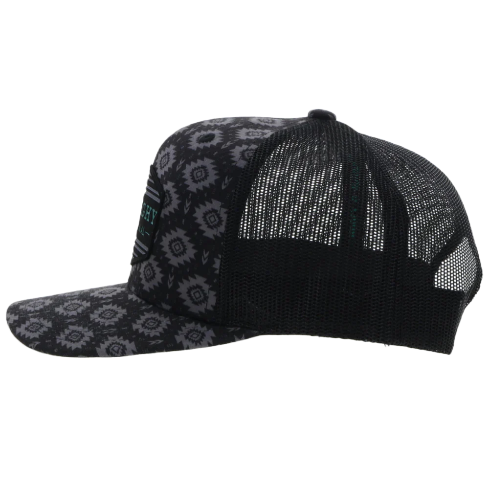 Hooey Men's Tribe Aztec Black Trucker Cap 4040T-BK