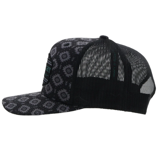 Hooey Men's Tribe Aztec Black Trucker Cap 4040T-BK