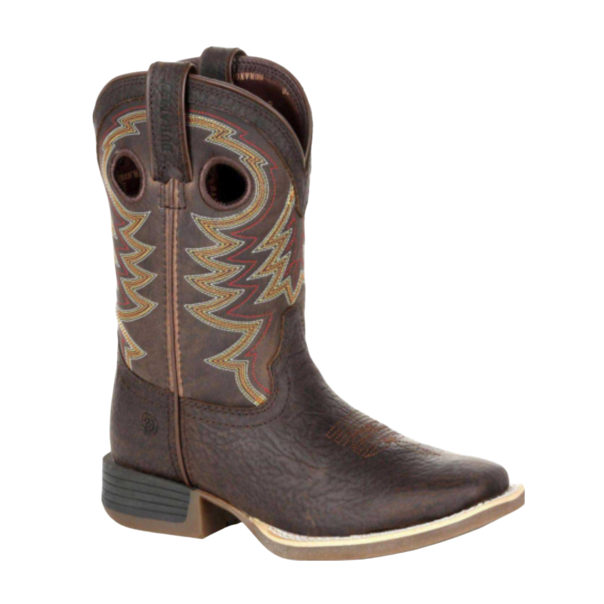 Durango Lil' Rebel Embroidered Brown Western Boots DBT0219C