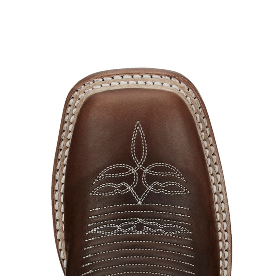 Justin® Ladies Amber Orange Cowhide Dusty Wide Square Boots AQ7020