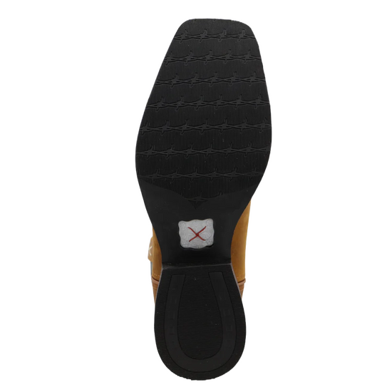 Twisted X Men's 11 Inch Ruff Stock Tan & Green Square Toe Boots MRS0072