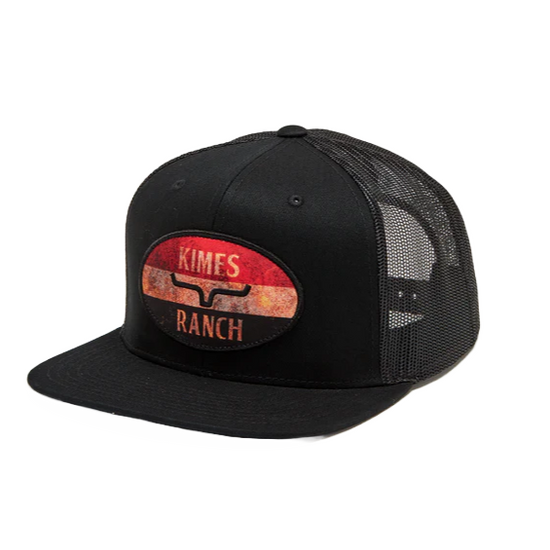 Kimes Ranch Unisex American Standard Black Trucker Hat 505293