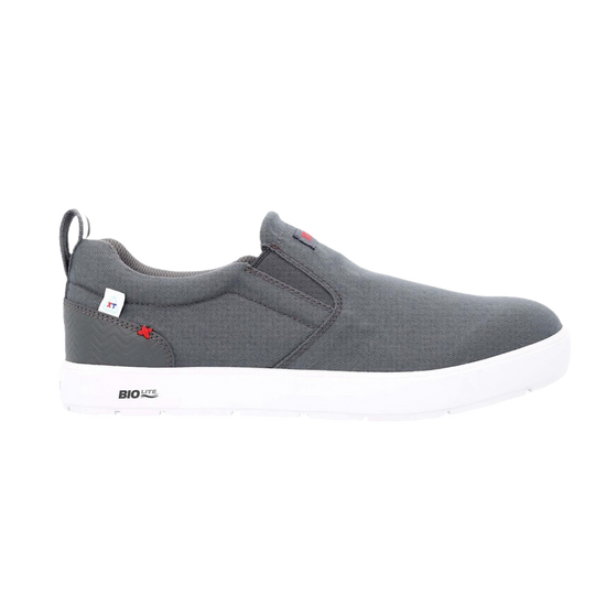 Xtratuf Men's Eco 2.0 Sharkbyte Grey Slip On Deck Shoe XSB2101
