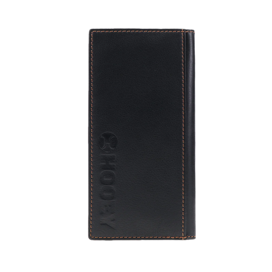 Hooey Men's "HOG" Black Leather Rodeo Wallet HOGW001-BK
