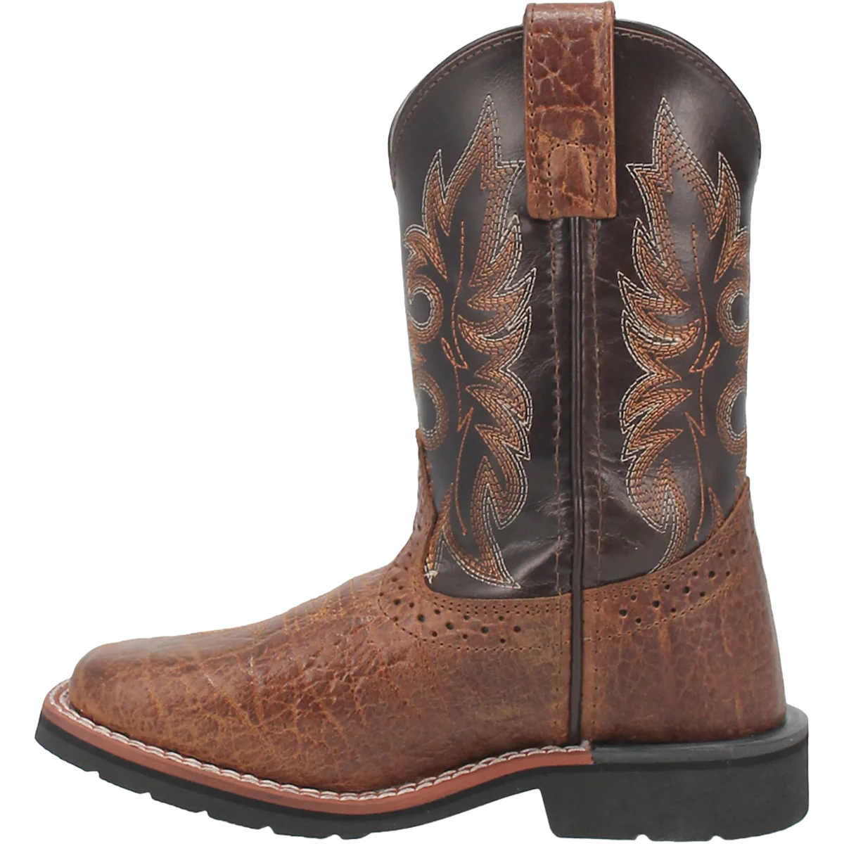 Load image into Gallery viewer, Dan Post Children&amp;#39;s Lil&amp;#39; Broken Bow Rust Western Boots DPC2986
