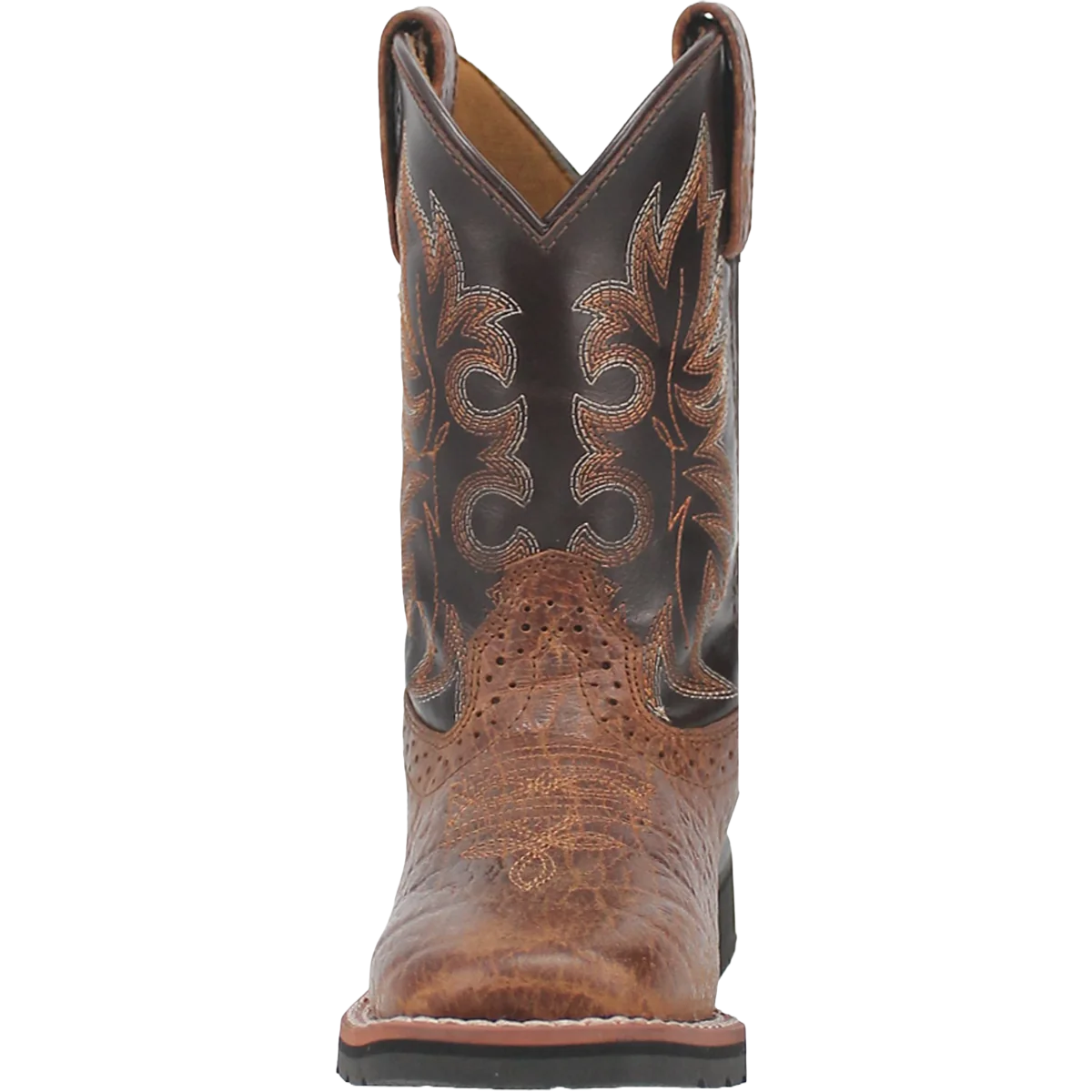 Load image into Gallery viewer, Dan Post Children&amp;#39;s Lil&amp;#39; Broken Bow Rust Western Boots DPC2986
