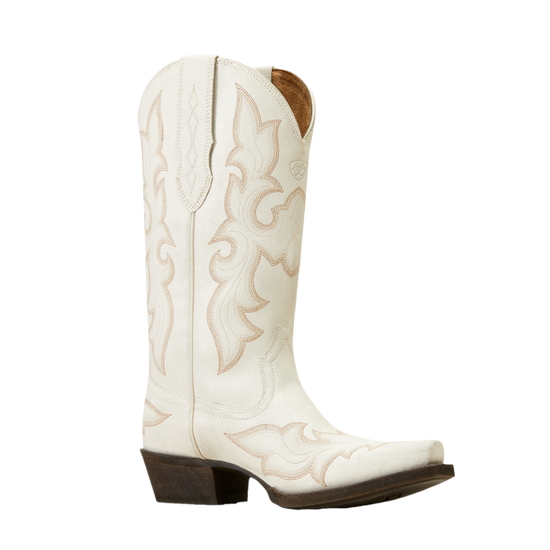 Ariat Ladies Jennings StretchFit Distressed Ivory Western Boots 10046996