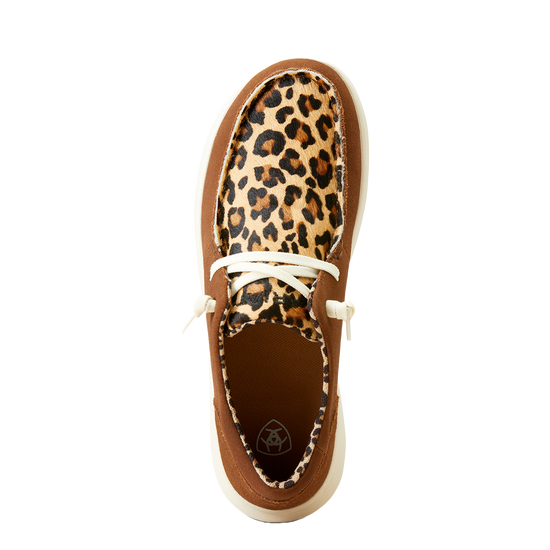 Ariat Ladies Hilo Ginger Spice Leopard Hair On Shoes 10047016