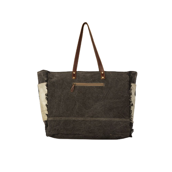 Myra Bag Ladies Cartwright Handtooled Hairon & Leather Bag S-7870
