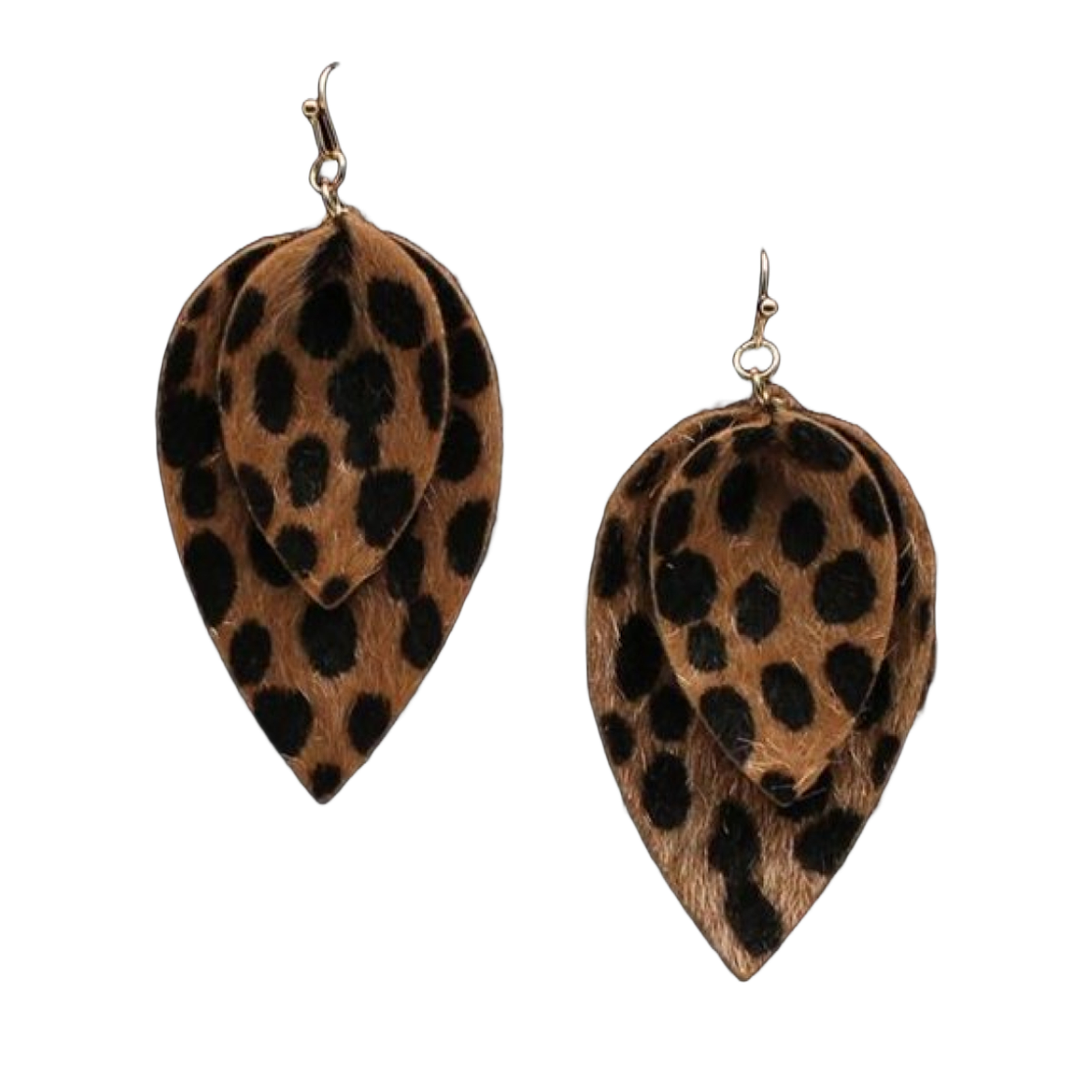 Blazin Roxx® Ladies Double Leaf Leopard Earrings 30978 – Wild West Boot  Store