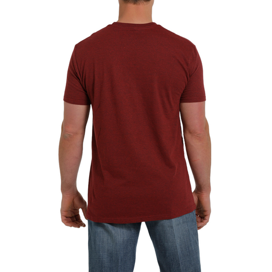 Cinch Men's London Red Short Sleeve T-Shirt MTT1690478