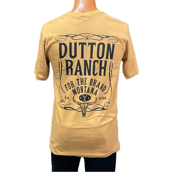 Changes Unisex Yellowstone Dutton Ranch Wheat Graphic Tee 66-331-161
