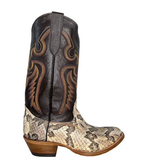 Cowtown Men's Rattlesnake Round Toe Western Boots W815 – Wild West Boot ...