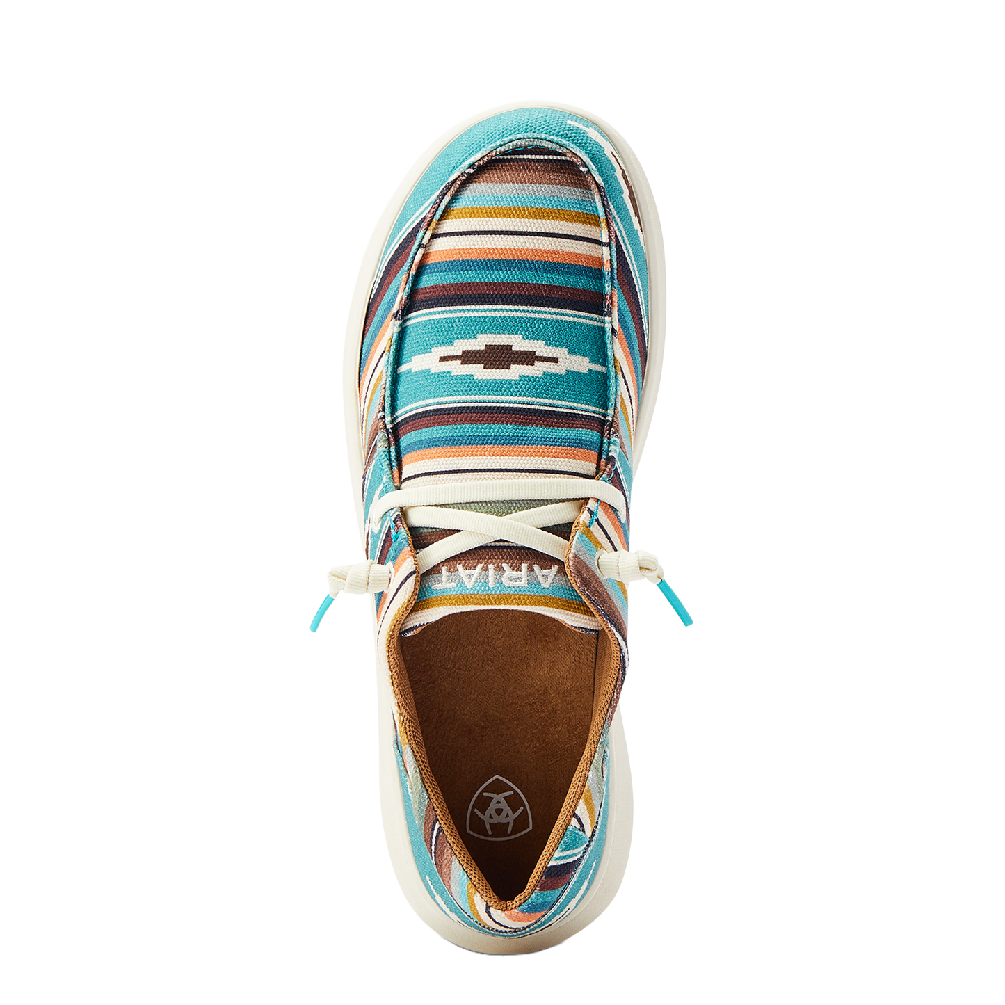 Load image into Gallery viewer, Ariat® Ladies Hilo Turquoise Serape Print Slip On Shoes 10044590
