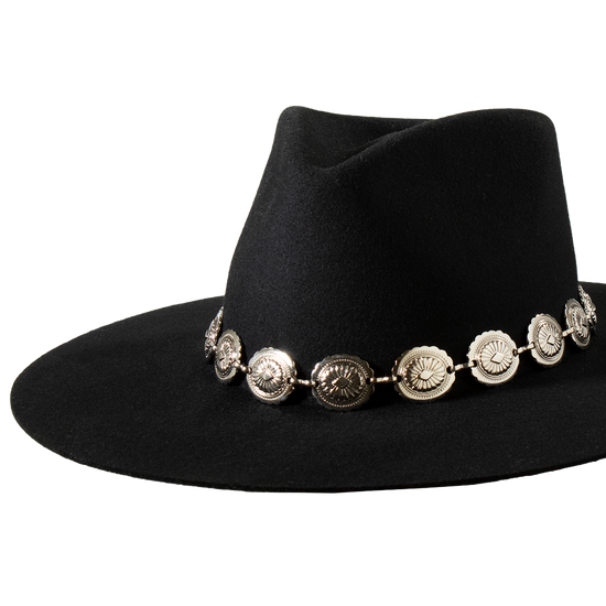 M&F Western Silver Concho Hatband D740001436