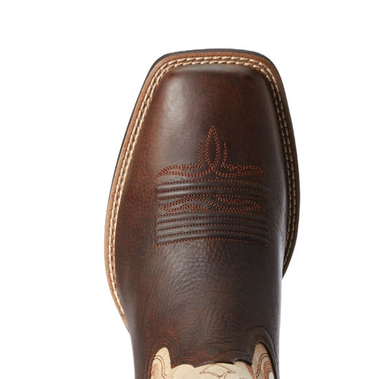 Ariat Men's AMOS Barley Brown & Tan Western Boots 10034045