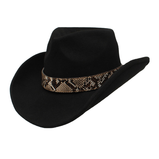 M&F Western Ladies Snake Skin Hat Band 0280202
