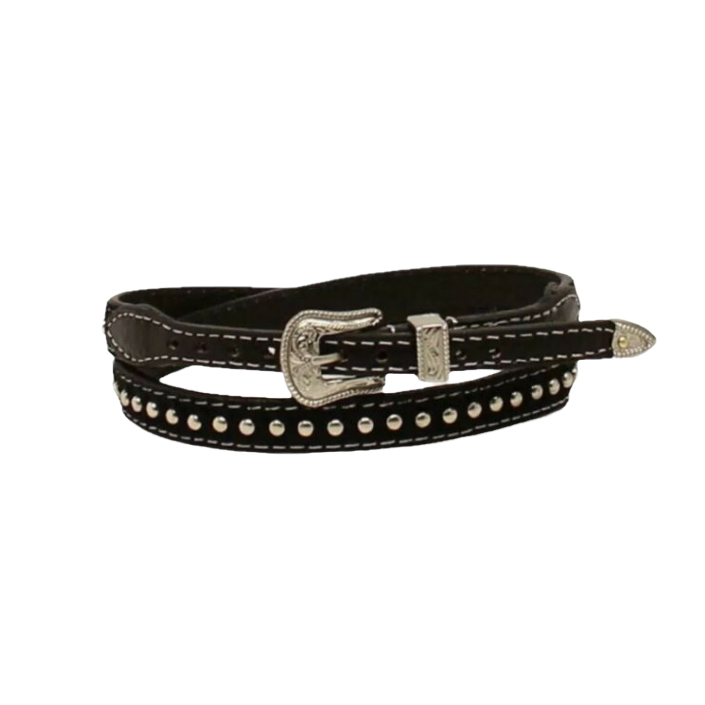 M&F® Black Leather Hat Band 0267401
