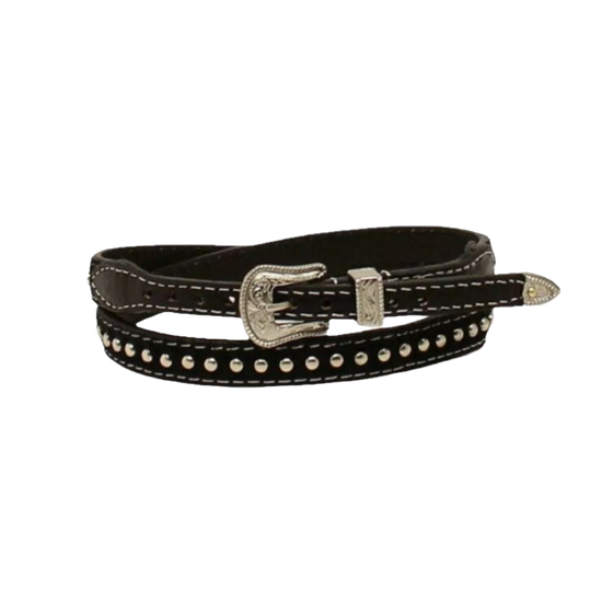 M&F® Black Leather Hat Band 0267401