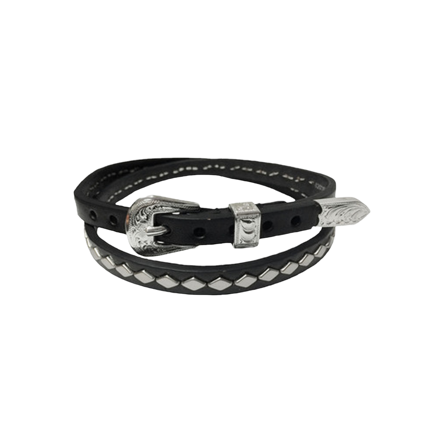 M&F Diamond Studded Black Hatband 0201101