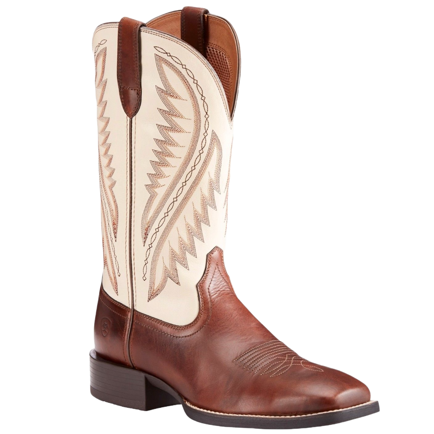 Ariat® Men's Sport Stonewall Native Cream Brown Western Boots 10023145