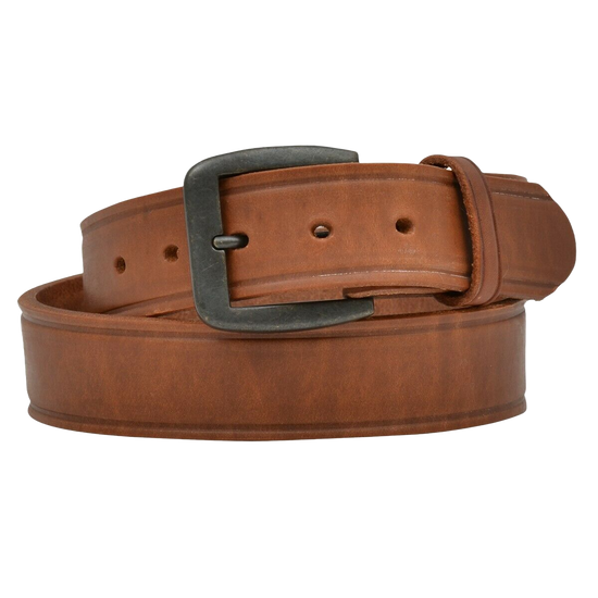 3D Belt Company Men's Harness Crease Tan Leather Belt D1147
