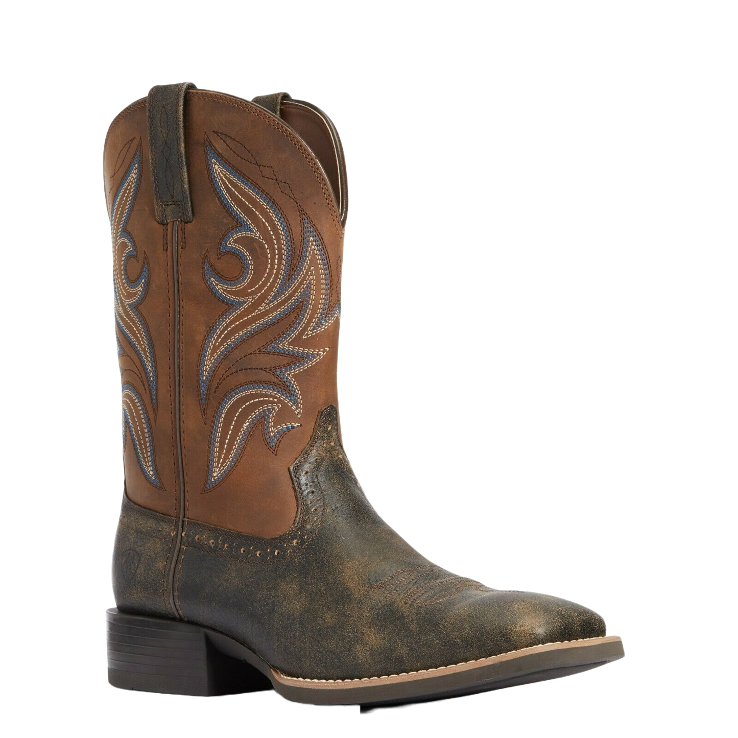 Ariat Men s Sport Knockout Western Boots Brooklyn Brown
