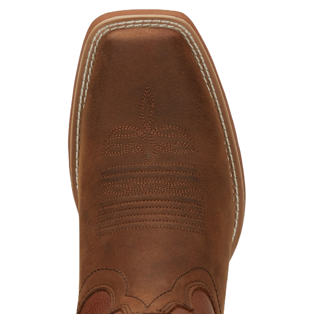 Justin Men's Cowman Cognac Brown Western Boots 7314