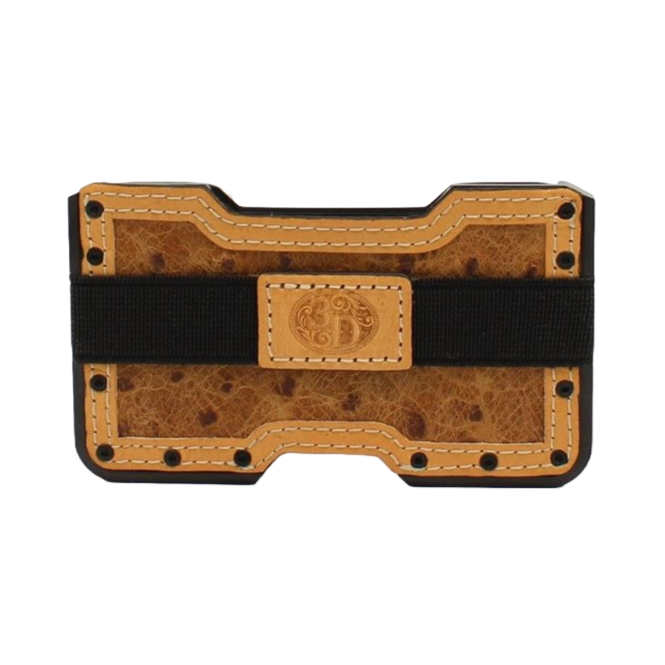 3D Belt® Men's Western  Print Tan Leather Smart Wallet D250002208
