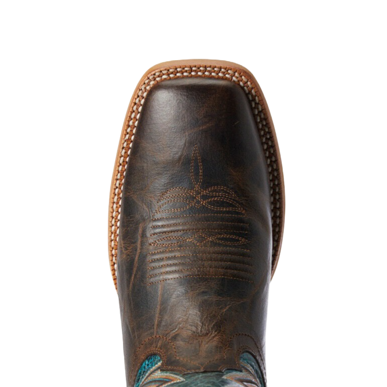 Ariat Men s Stout Brown Atlanta Blue Challenger Boots 10033942