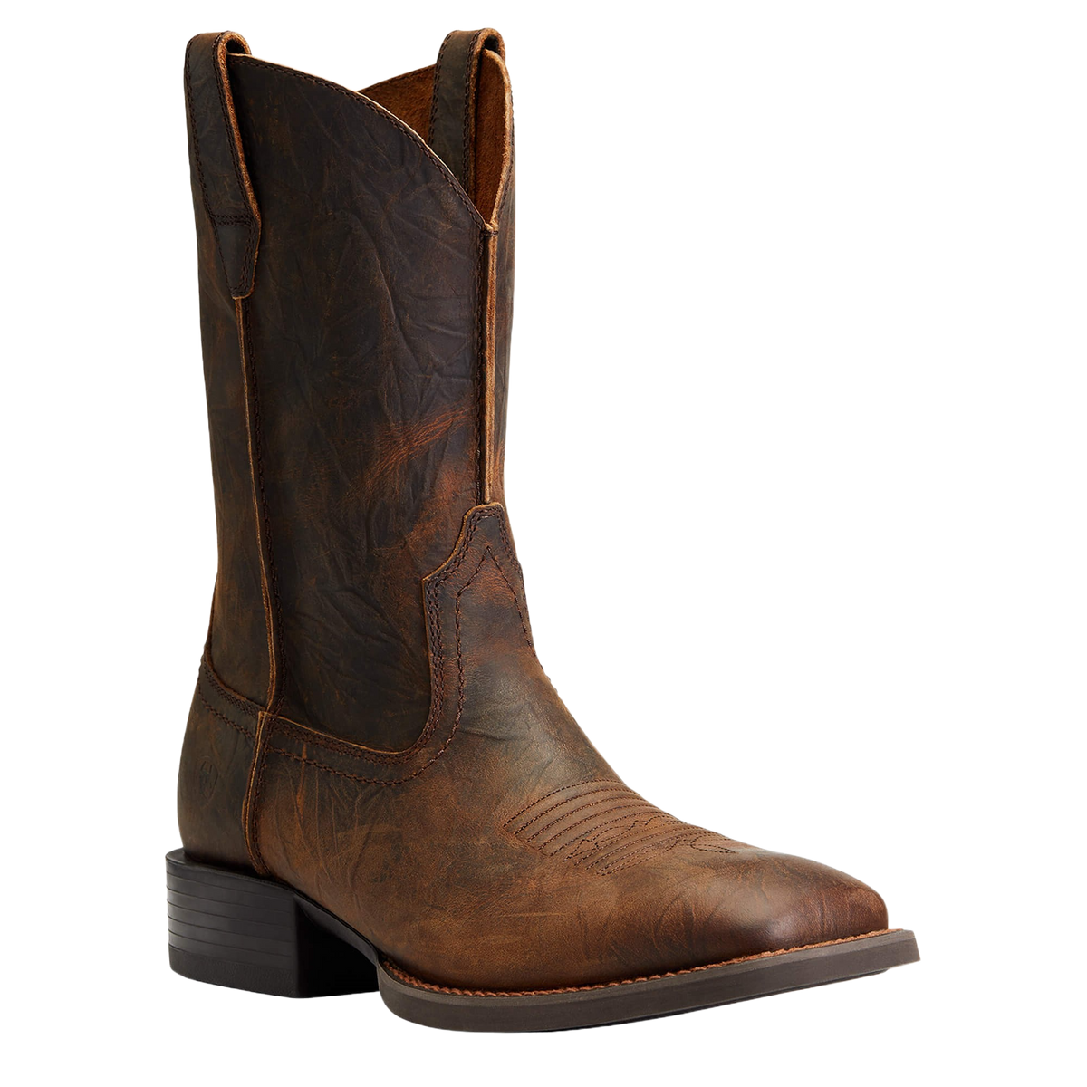 Ariat Men's Sport Rambler Bartop Brown Square Toe Boots 10042586